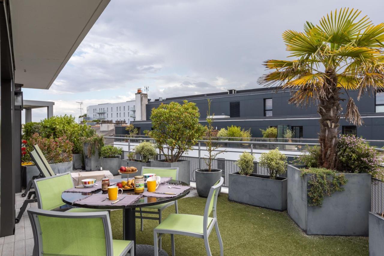 Illanka - Appartement 3 Chambres Avec Parking Et Terrasse Proche Gare 雷恩 外观 照片